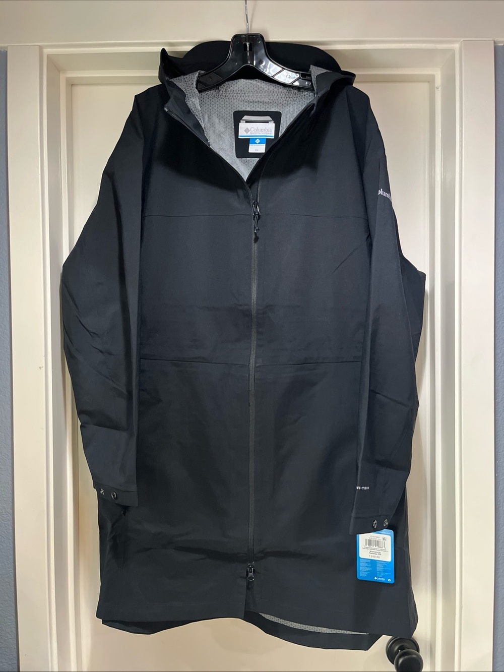Womens 2X Columbia Weekend Adventure II Long Shell Jacket Waterproof Plus Size